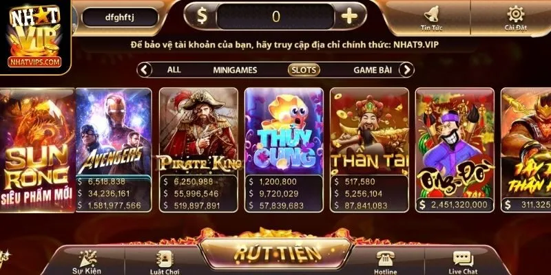 Giao diện của sân chơi được thiết kế hiện đại